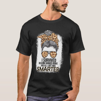 Jag Överlevde läsning Bannad Bokar Bok Bookahok T Shirt