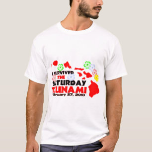 Jag överlevde lördagtsunamien t shirt