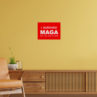 Jag överlevde MAGA Poster