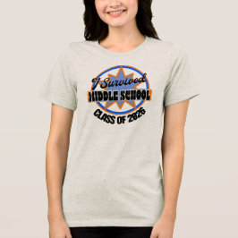 Jag överlevde mellanstadiet klass 2026 examen t shirt