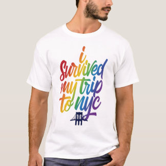 Jag överlevde min resa till nyc t-shirt
