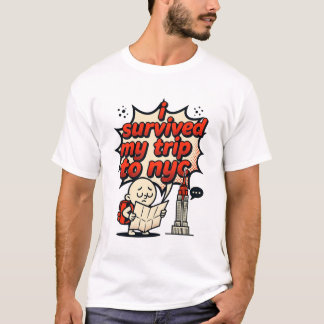 Jag överlevde min resa till nyc t-shirt