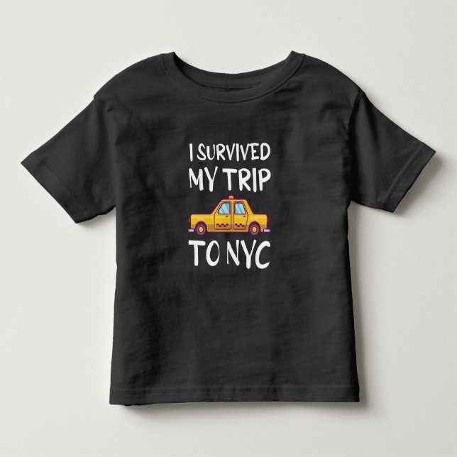 Jag överlevde min resa till NYC T Shirt (Framsida)