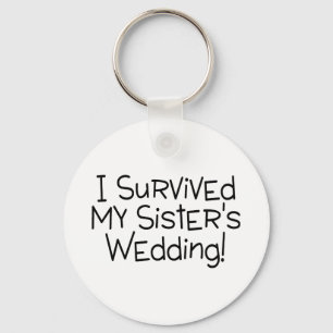 Jag överlevde min syster bröllopsvart nyckelring