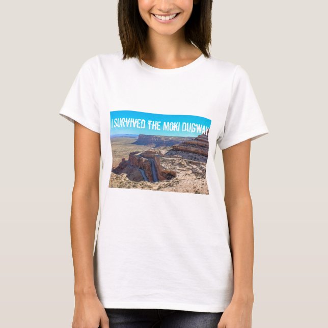 Jag överlevde Mokien Dugway T-shirt (Framsida)