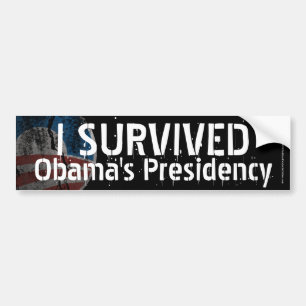Jag Överlevde Obamas ordförandeskap ett fruktbar Bildekal