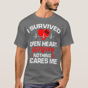 Jag Överlevde Open Heart Surgery Gifts Recovery M T Shirt