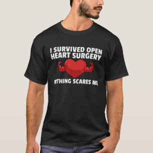 Jag Överlevde Open Heart Survivor Bypass T Shirt