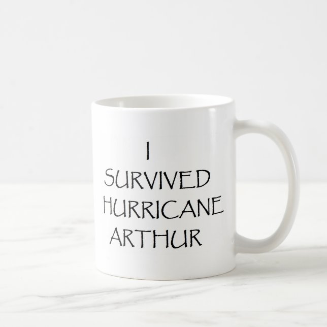 Jag överlevde orkanen Arthur Kaffemugg (Höger)