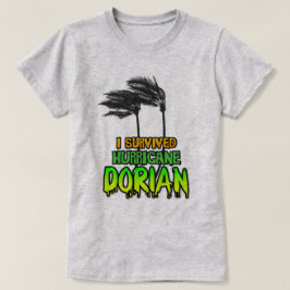 Jag överlevde orkanen Dorian träd T Shirt