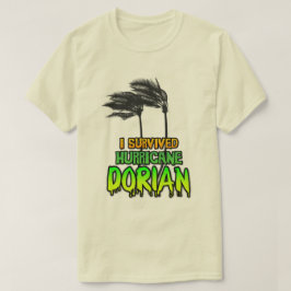 Jag överlevde orkanen Dorian träd T Shirt