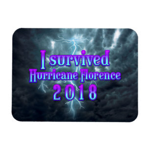 Jag överlevde orkanen Florence Magnet