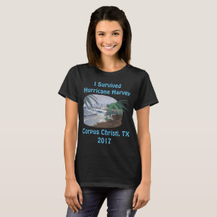 Jag Överlevde orkanen Harvey 2017 (Corpus Christi T-shirt