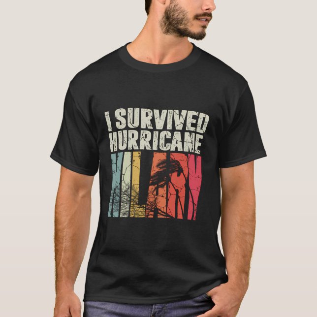 Jag Överlevde orkanen Hilary Shirt T (Framsida)