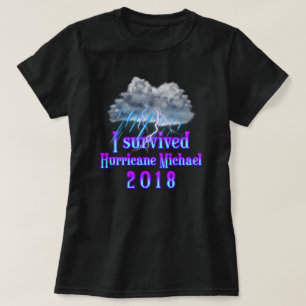 Jag överlevde orkanen Michael rain T Shirt