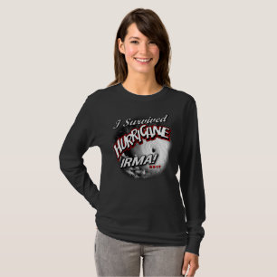 Jag överlevde orkanIrma kvinna T-tröja Tee Shirt