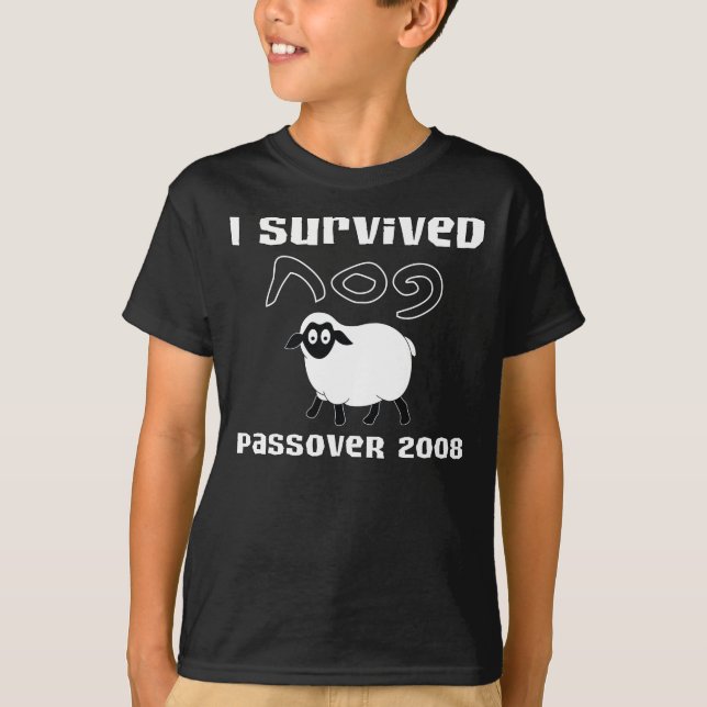 Jag överlevde påskhögtiden 2008 tee shirt (Framsida)