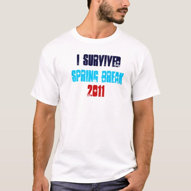 Jag överlevde påsklov 2011 tee shirt (Framsida)