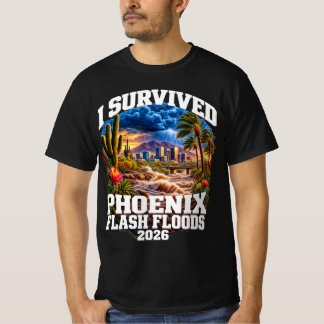 Jag överlevde Phoenix-blixtöversvämningar 2026 Ari T Shirt