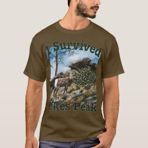 Jag Överlevde pikarna som toppar bighorn Får T Shirt
