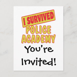 JAG ÖVERLEVDE POLISAKADEMIN INBJUDNINGAR