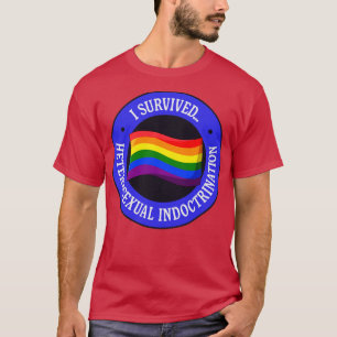 Jag Överlevde Pridet för heterosexuella indoktrine T Shirt
