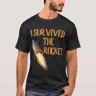 Jag överlevde raketen t shirt