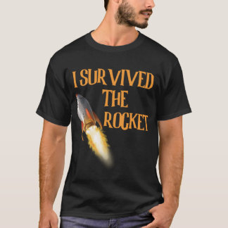 Jag överlevde raketen t shirt