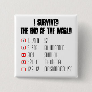 Jag överlevde rapturen knäppas knapp