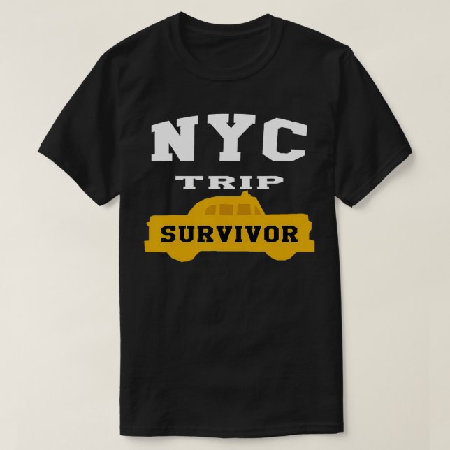 Jag Överlevde Resa till NYC kärlek på resefynny Ta T Shirt (Design framsida)