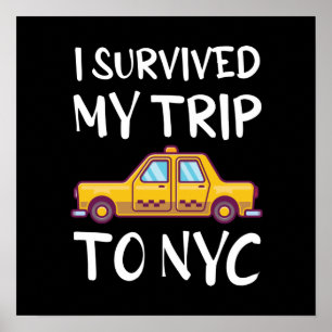 Jag Överlevde Resa till NYC Poster