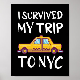 Jag Överlevde Resa till NYC Poster