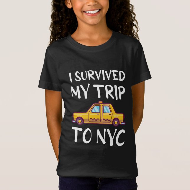 Jag Överlevde Resa till NYC T Shirt (Framsida)