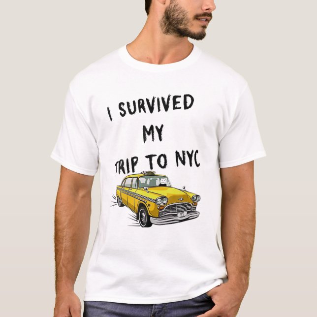 Jag Överlevde Resa till NYC T Shirt (Framsida)