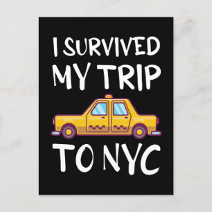Jag Överlevde Resa till NYC Vykort