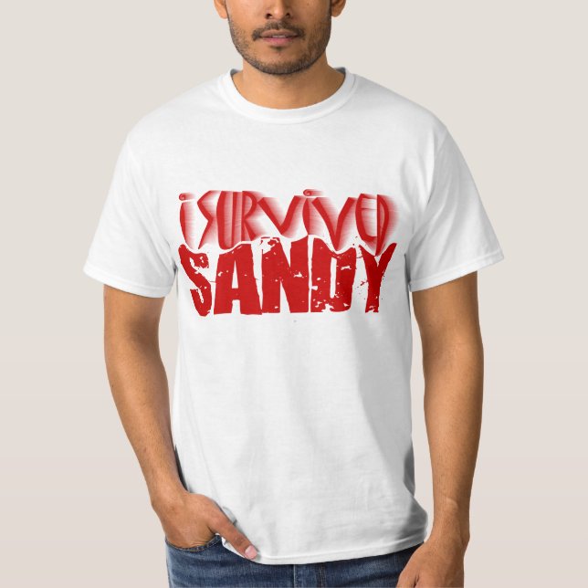 jag överlevde SANDIGT Tee (Framsida)