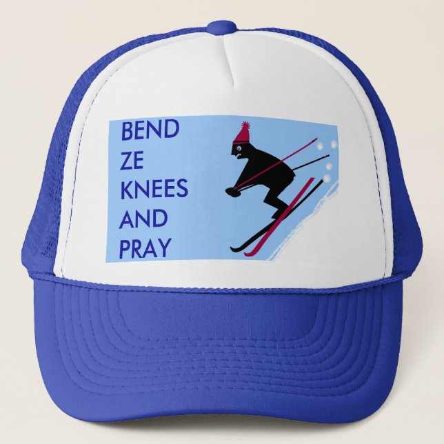 Jag överlevde skidsäsongen truckerkeps (Framsida)