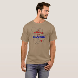 JAG ÖVERLEVDE SNÖSTORMEN AV '78 T SHIRT