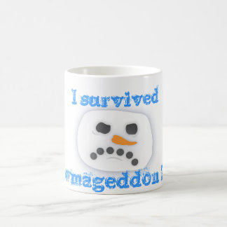 Jag överlevde Snowmageddon 2010 Kaffemugg