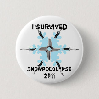 Jag överlevde Snowpocolypse 2011 Knapp