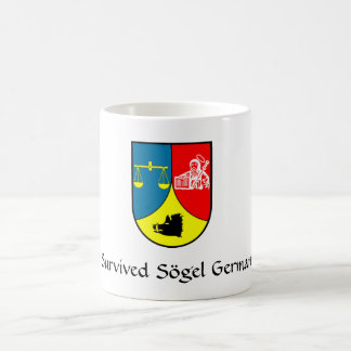 Jag överlevde Sögel den tysklanda koppen Kaffemugg