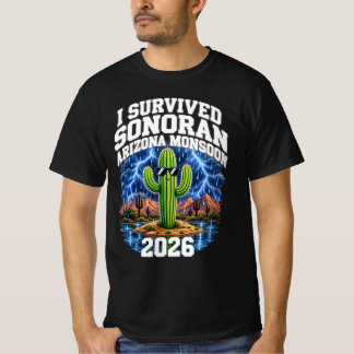Jag överlevde Sonoran Arizona Monsun 2026 Rolig Ka T Shirt