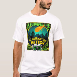 Jag överlevde St Patricks-dagens meteorölälskare T Shirt