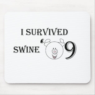 Jag överlevde Swine '09 Musmatta
