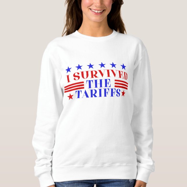 JAG ÖVERLEVDE TARIFFERNA T SHIRT (Framsida)