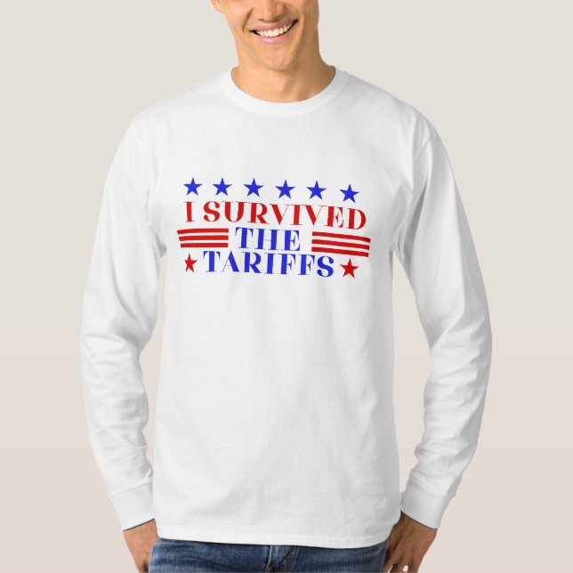 JAG ÖVERLEVDE TARIFFERNA T SHIRT (Framsida)