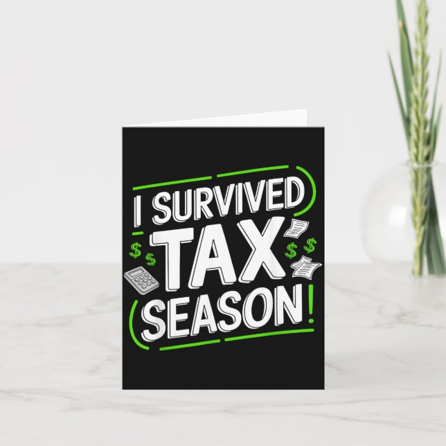 Jag överlevde taxeringsperioden kort (Framsida)