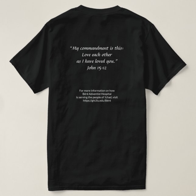 Jag Överlevde Tchad T-Shirt (Design baksida)