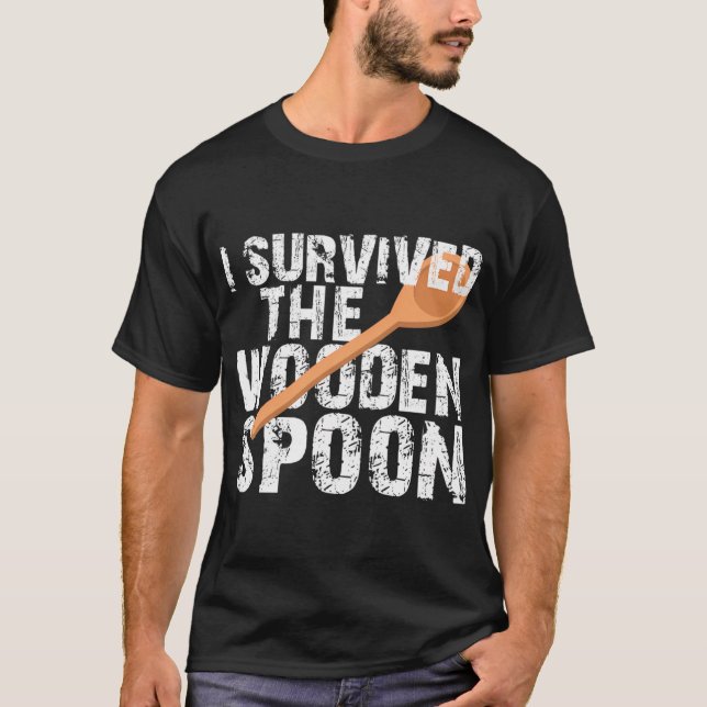 Jag Överlevde trädeskutan T Shirt (Framsida)