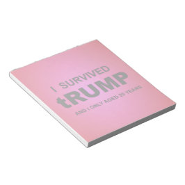Jag överlevde tRUMP Anteckningsblock